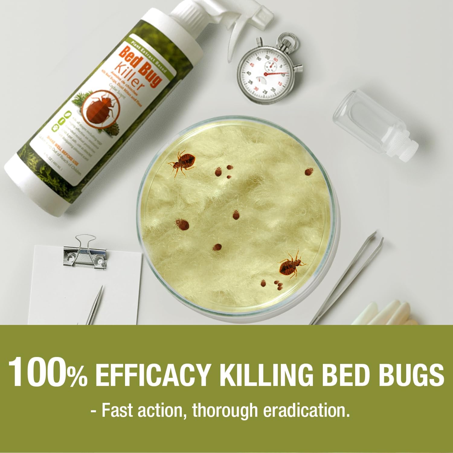 Bed Bug Killer 16 oz EcoVenger by EcoRaider, 100% Kill Efficacy, Bedbugs & Mites, Eggs & The Resistant, Lasting Protection, USDA BIO-Certified, Plant Extract Based & Non-Toxic, Child & Pet Safe