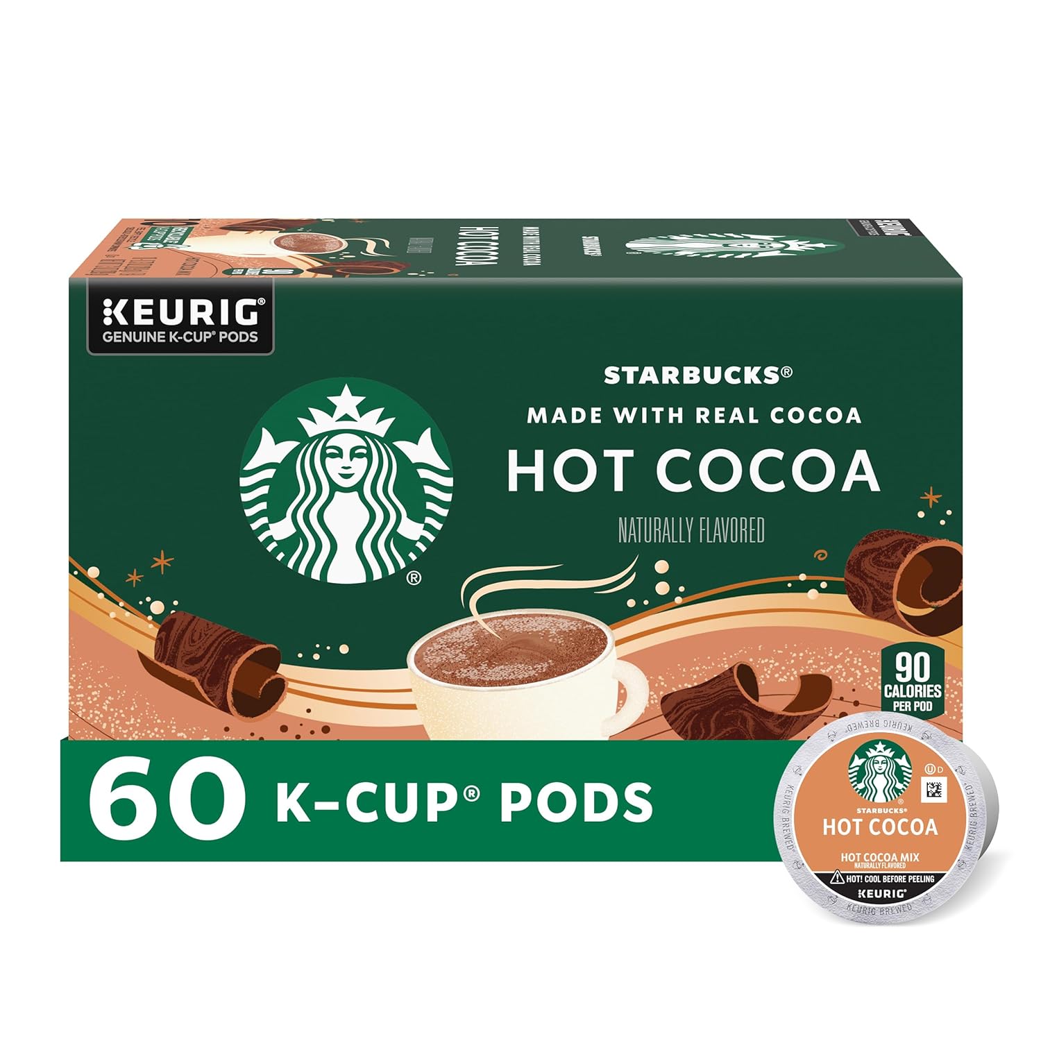 Starbucks K-Cup Coffee Pods, Medium Roast Coffee, Pike Place Roast for Keurig Brewers, 100% Arabica, 4 boxes (96 pods total)