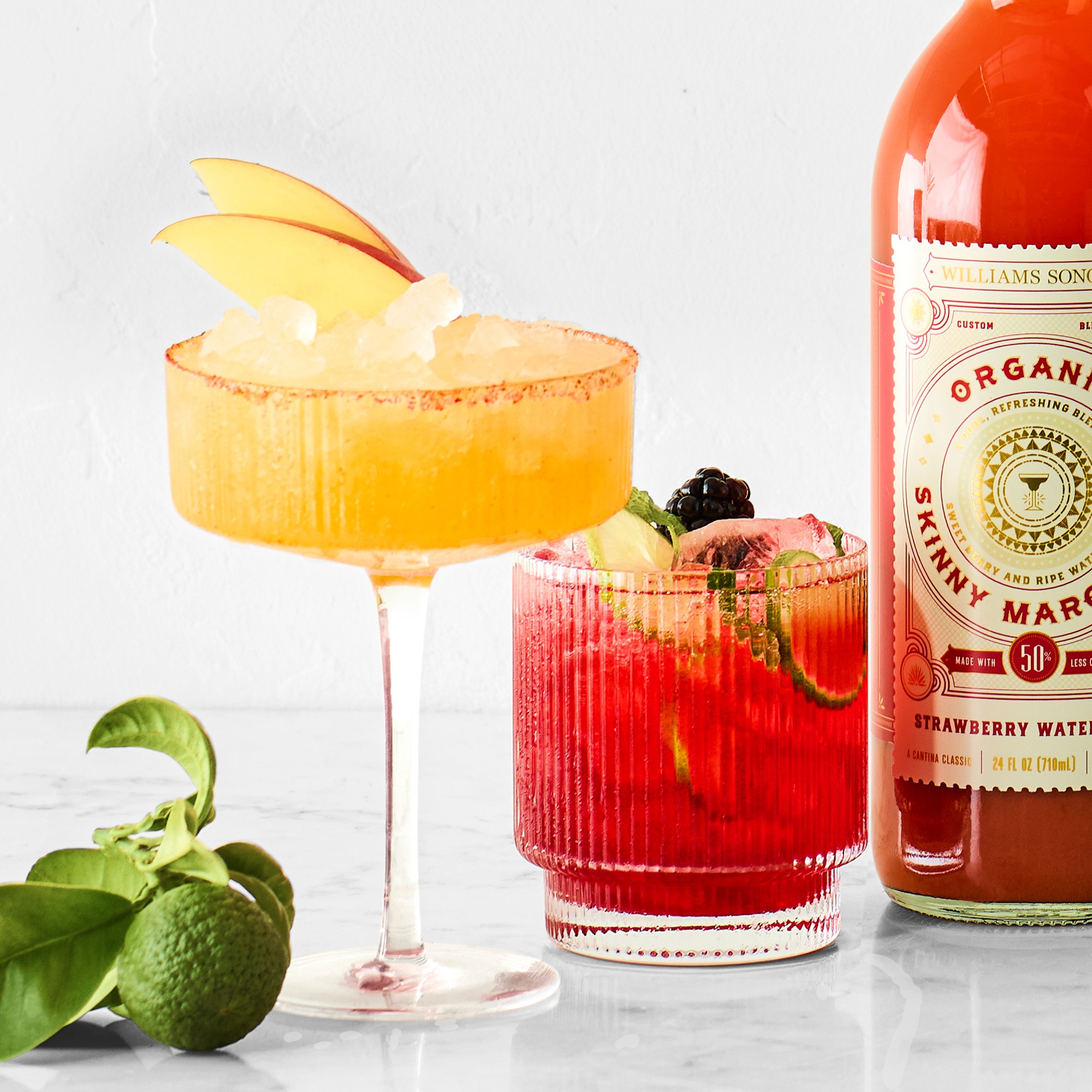 Modern Optic Coupe Glasses, Set of 4