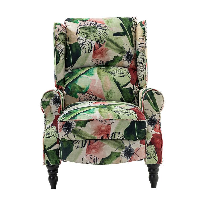 Erdeni Upholstered Manual Wingback Recliner Chair
