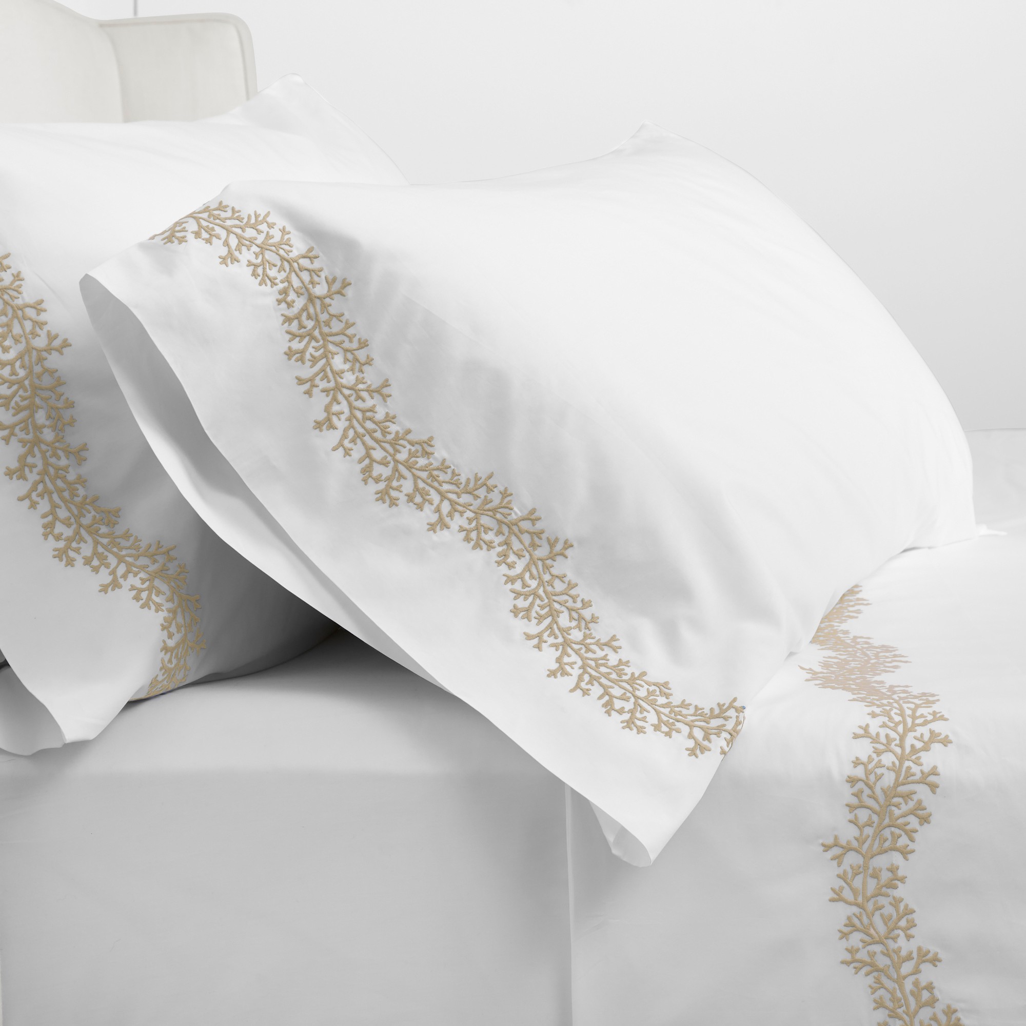 Marbella Percale Pillowcases, Set of 2 by Matouk®