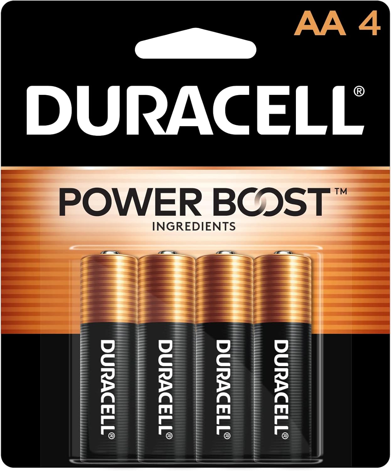 Duracell Coppertop AA Batteries with Power Boost Ingredients, 24 Count Pack Double A Battery with Long-lasting Power, Alkaline AA Battery for Household and Office Devices
