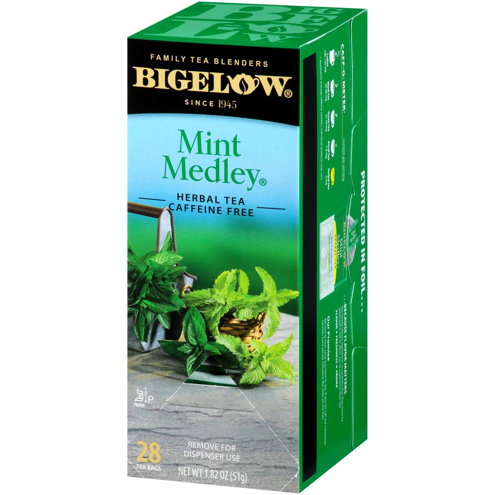 Bigelow Tea Lemon Ginger plus Probiotics Herbal Tea, Caffeine Free Tea with Lemon and Ginger, 18 Count Box (Pack of 6), 108 Total Tea Bags