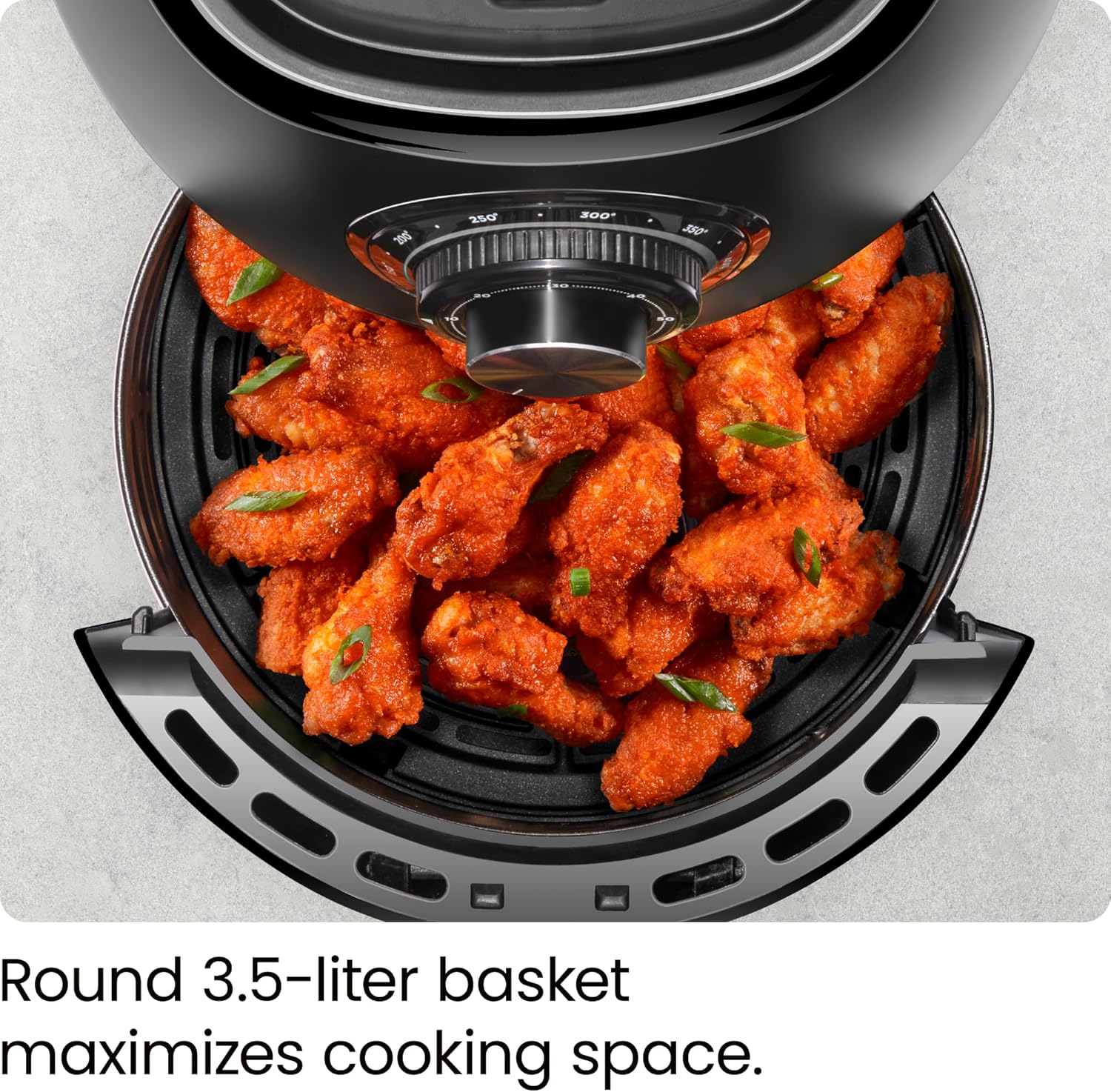 CHEFMAN Multifunctional Digital Air Fryer+ Rotisserie, Dehydrator, Convection Oven, 17 Touch Screen Presets Fry, Roast, Dehydrate, Bake, XL 10L Family Size, Auto Shutoff, Large Easy-View Window, Black