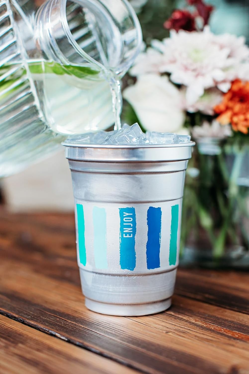 Ball Aluminum Cup Recyclable Party Cups, 20 oz. Cup, 30 Cups Per Pack