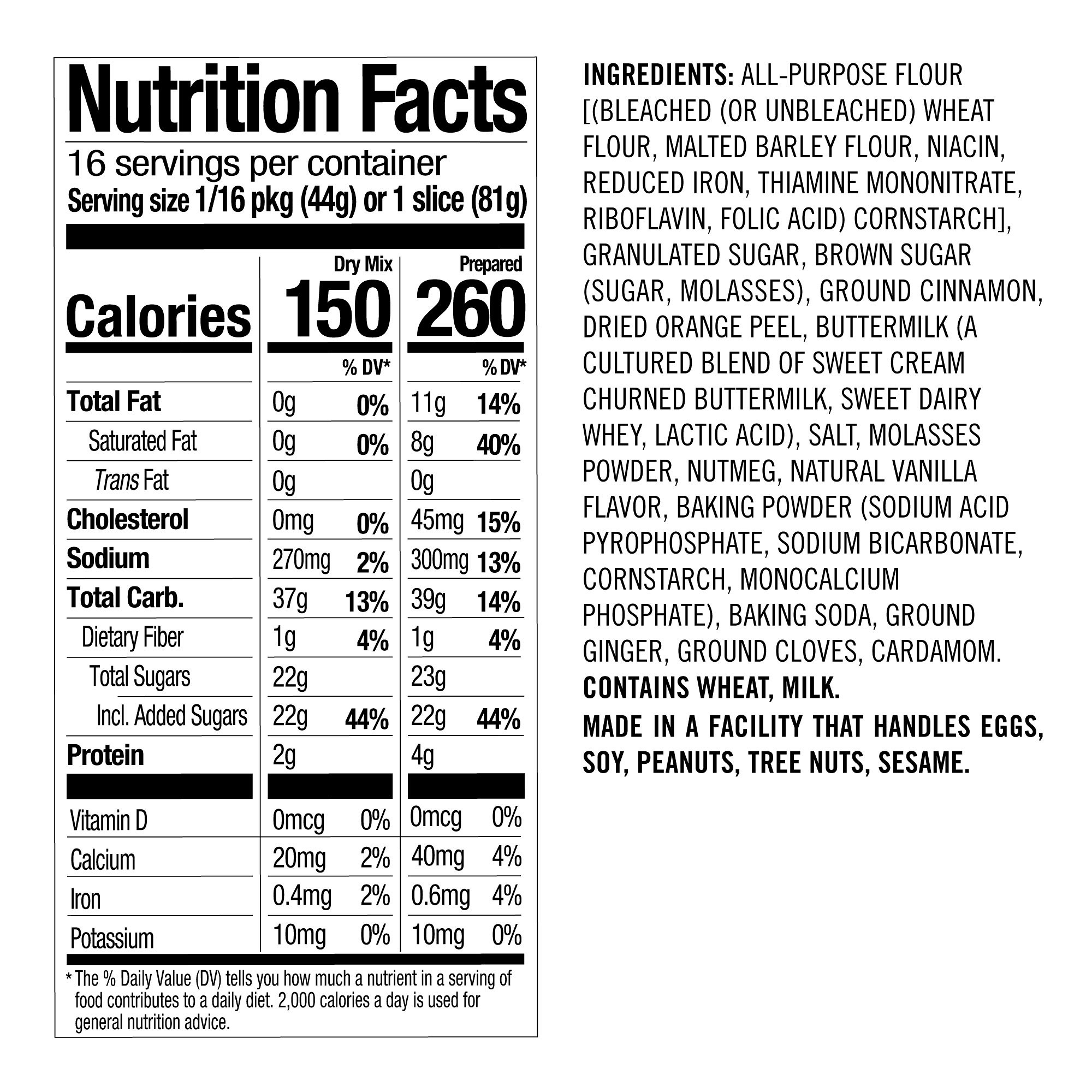 Williams Sonoma Warm Spiced Cake Mix