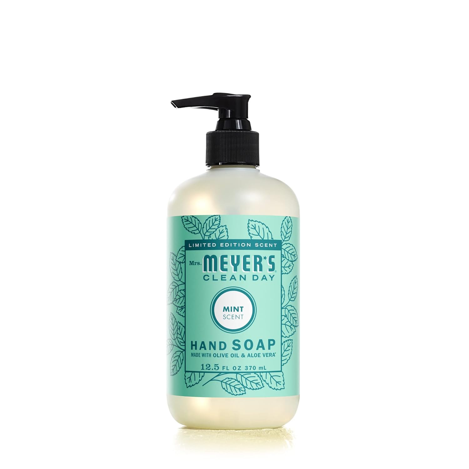 MRS. MEYER'S CLEAN DAY Hand Soap, Made with Essential Oils, Biodegradable Formula, Honeysuckle, 12.5 fl. oz - Pack of 3