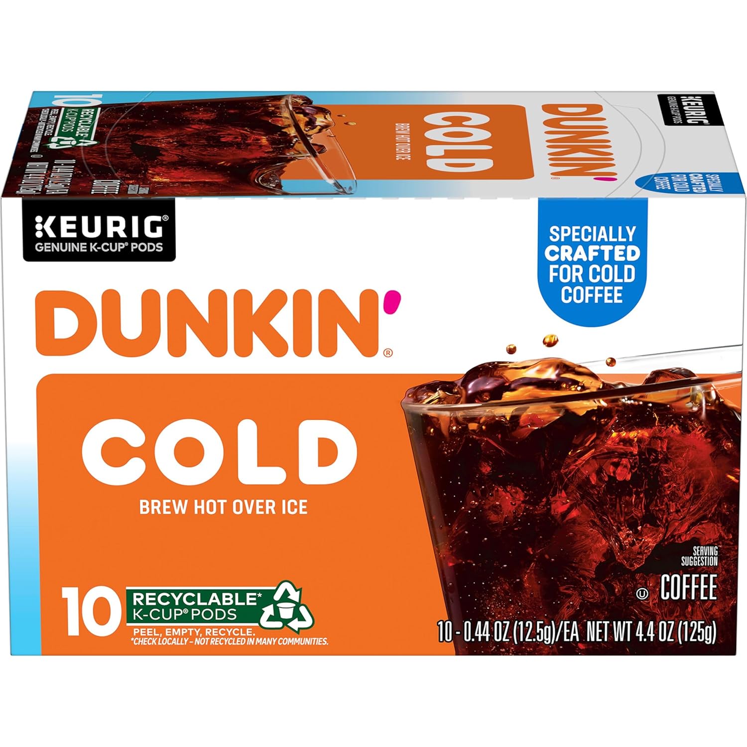 Dunkin' Original Blend Medium Roast Coffee, 60 Keurig K-Cup Pods