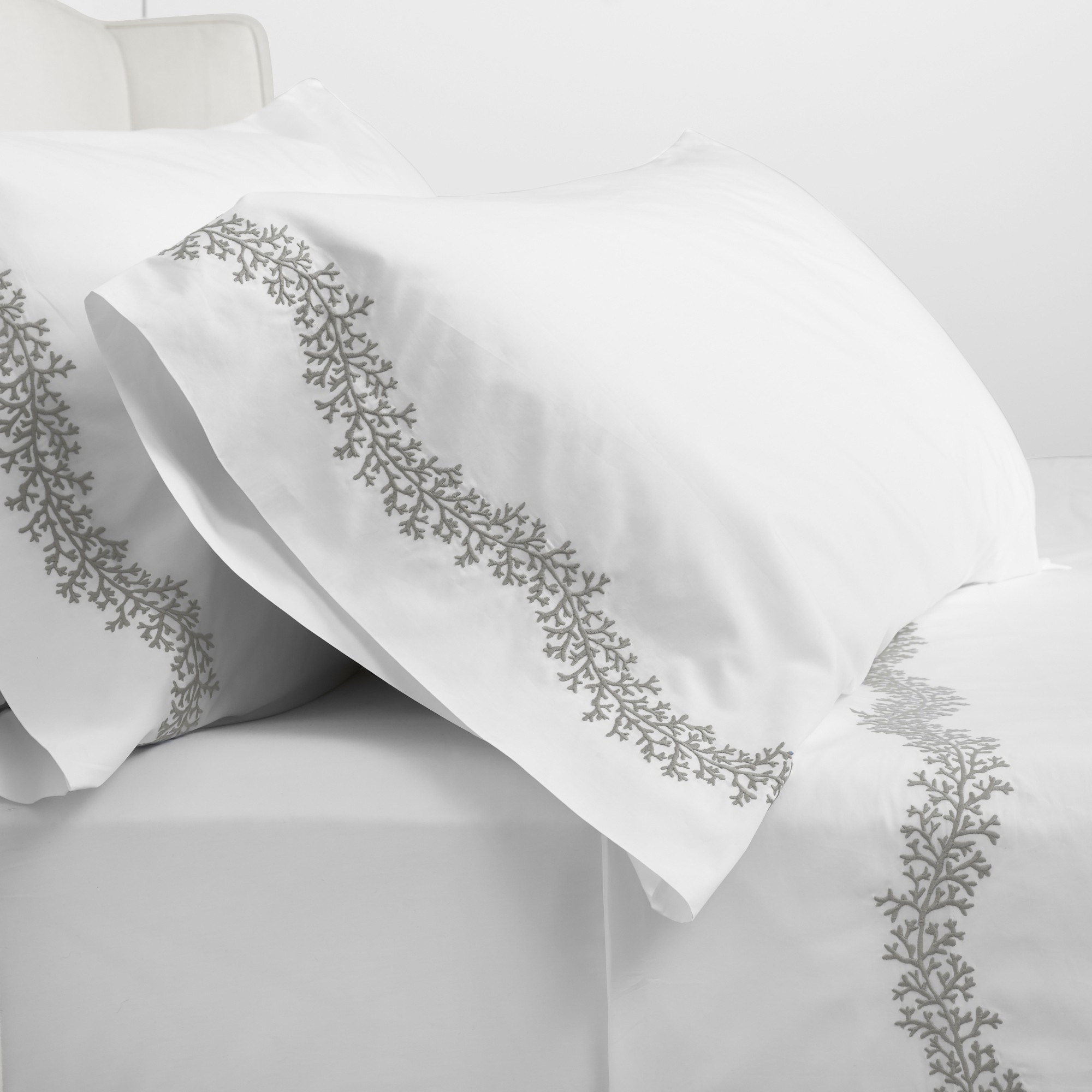 Marbella Percale Pillowcases, Set of 2 by Matouk®