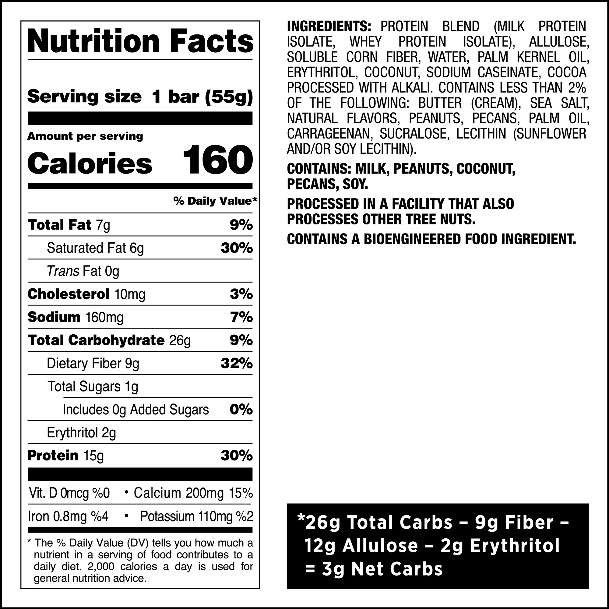 Chocolate Coconut Crispy Hero Protein Bars