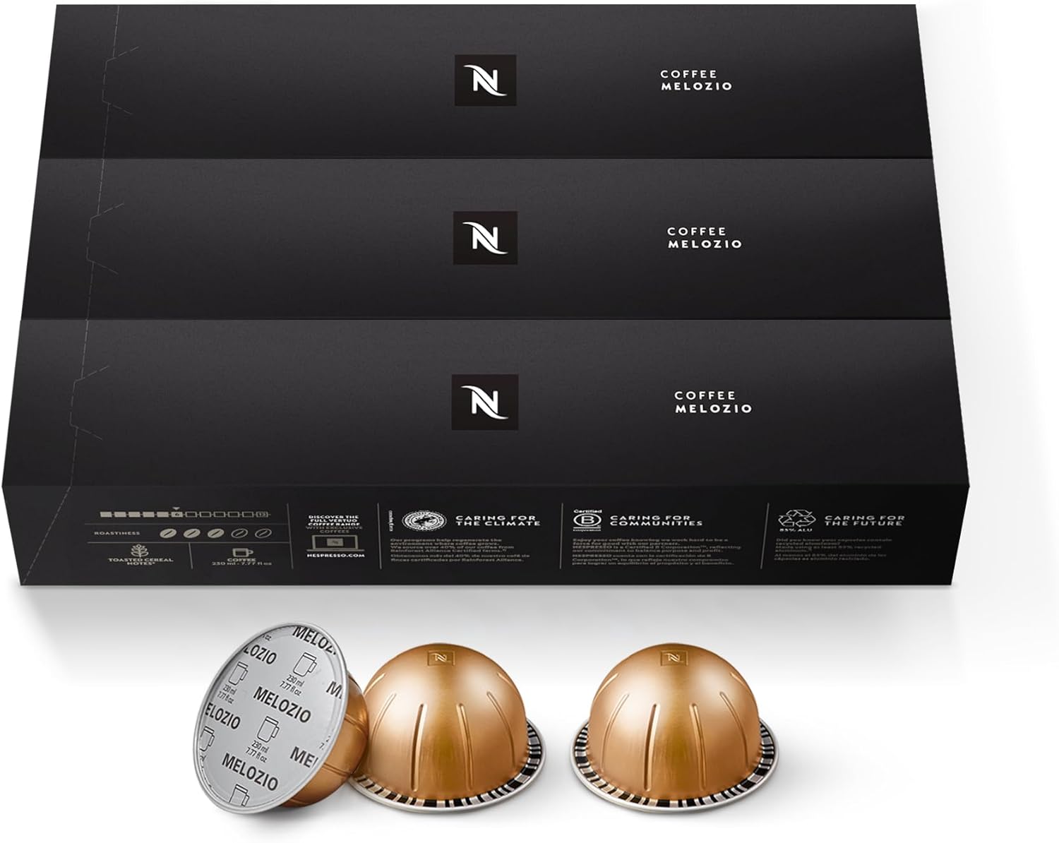 Nespresso Capsules Vertuo, Variety Pack, Medium and Dark Roast Coffee, 30 Count Coffee Pods, Brews 7.8 oz.