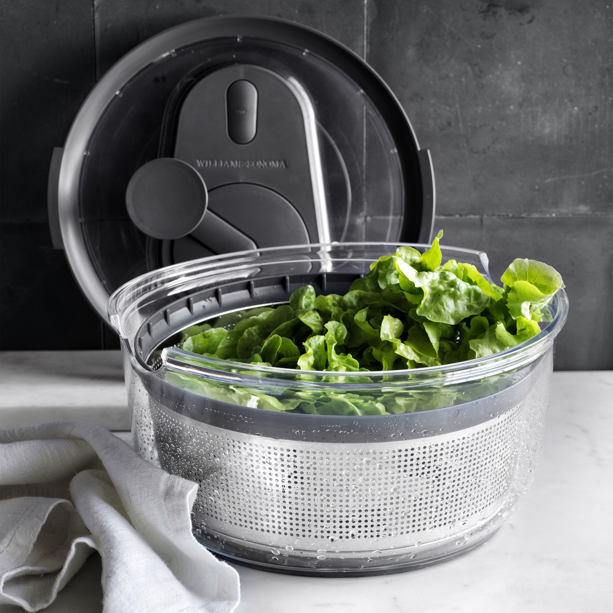 Williams Sonoma Stainless-Steel Salad Spinner
