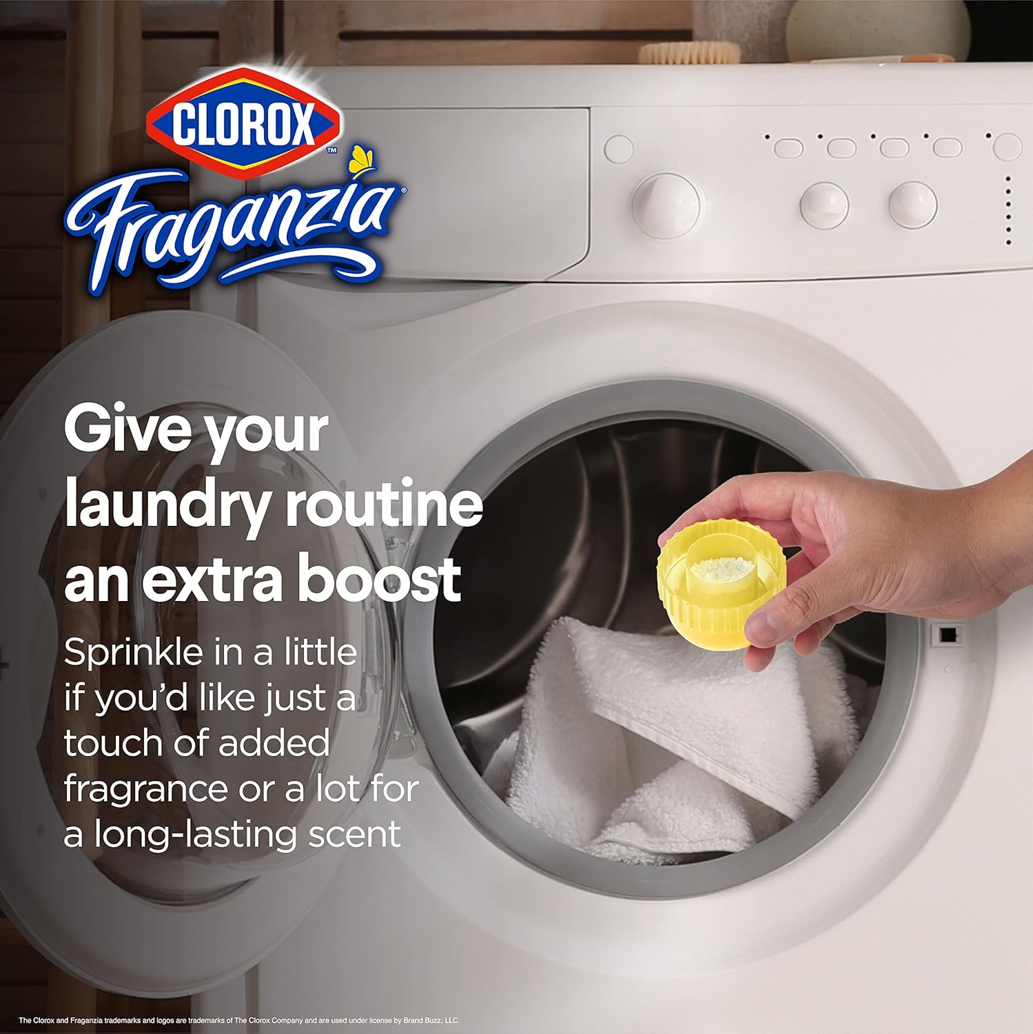 Clorox Fraganzia In-Wash Scent Booster Crystals in Ocean Scent, 18 Oz Twin Pack | Laundry Scent Booster Crystals | In-wash Scent Booster for Fresh Laundry in Ocean Scent 18 Ounce Twin Pack, 36oz