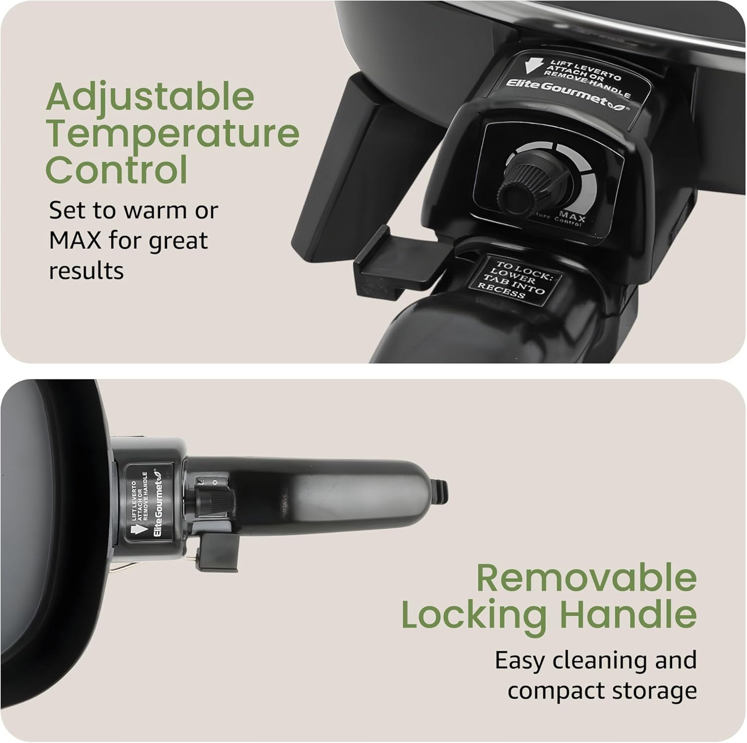 Elite Gourmet EFS-400 Personal Stir Fry Griddle Pan, Rapid Heat Up, 600 Watts Non-stick Electric Skillet with Tempered Glass Lid, Size 7