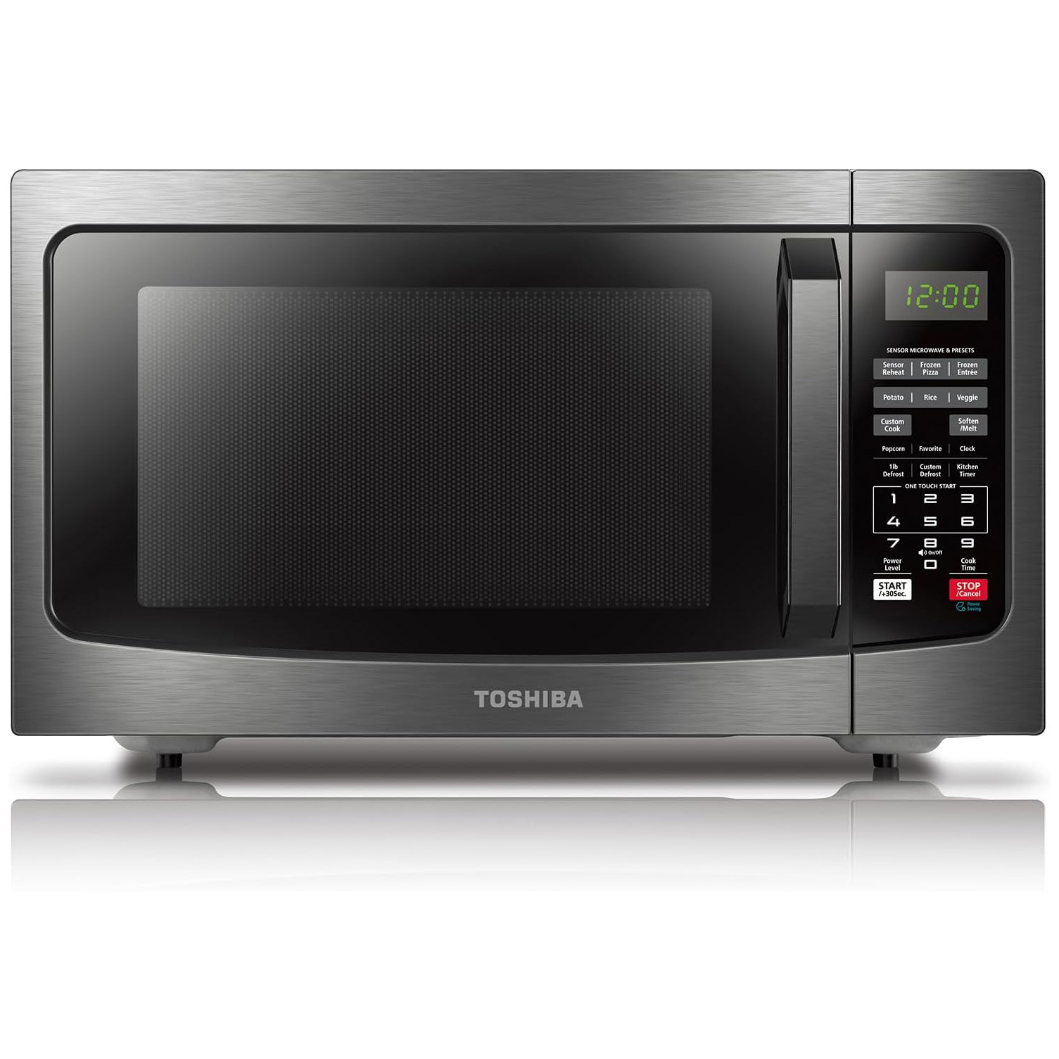 TOSHIBA EM131A5C-BS Countertop Microwave Ovens 1.2 Cu Ft, 12.4