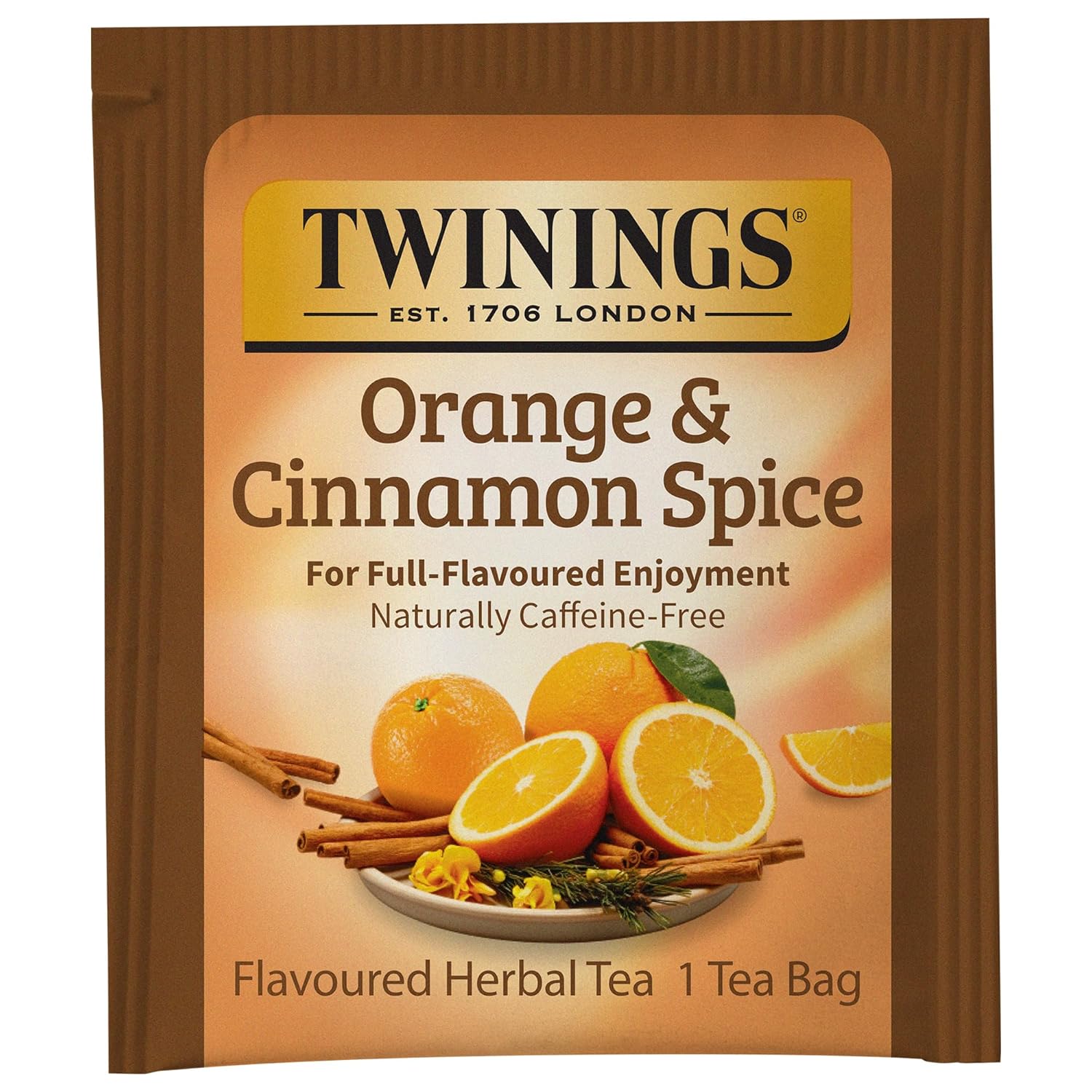 Twinings English Breakfast Black Tea Individually Wrapped Bags, 100 Count (Pack of 1), Smooth, Flavourful, and Robust, Caffeinated, Enjoy Hot or Iced | Packaging May Vary