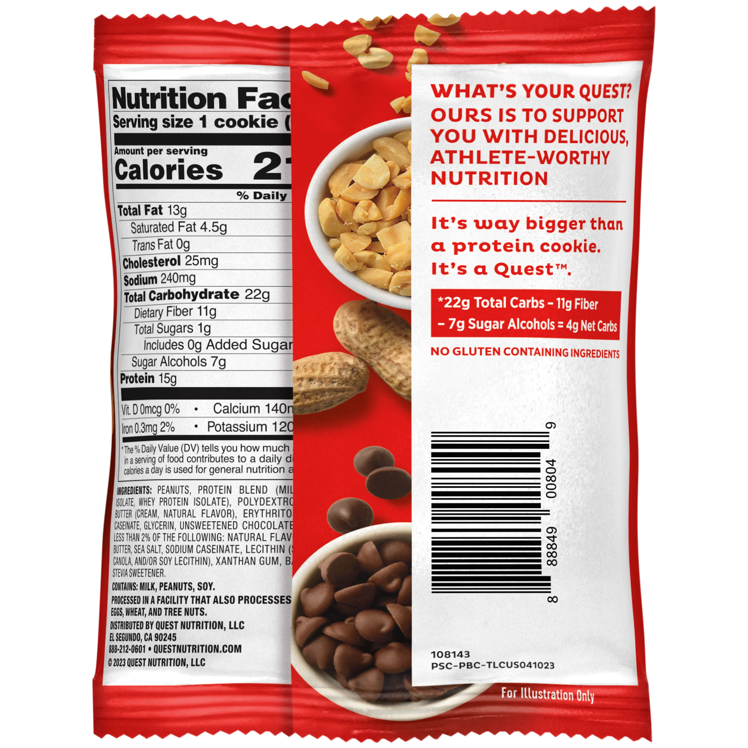 Peanut Butter Chocolate Chip Protein Cookies