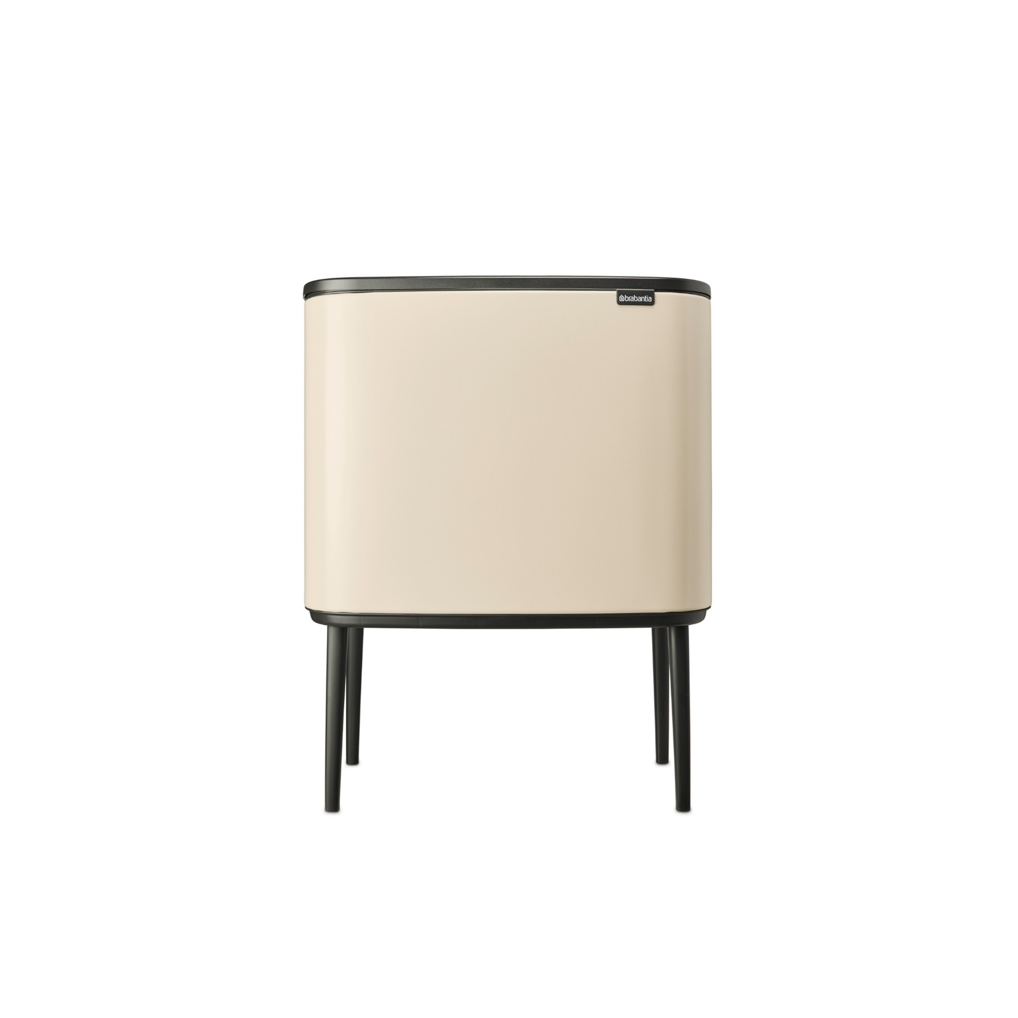 Brabantia Bo Touch Top Multi Compartment Recycling Trash Can, 3 x 3 Gallon