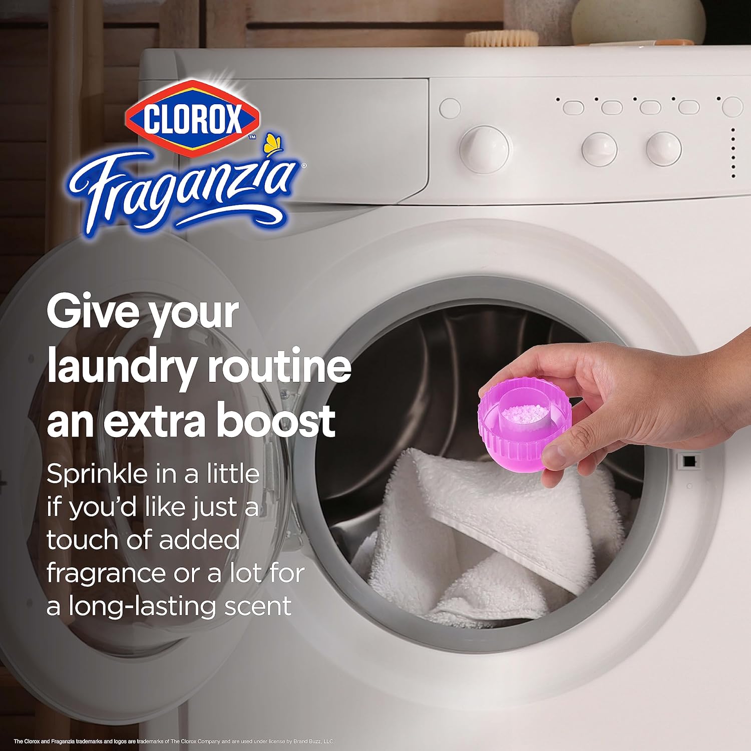 Clorox Fraganzia In-Wash Scent Booster Crystals in Ocean Scent, 18 Oz Twin Pack | Laundry Scent Booster Crystals | In-wash Scent Booster for Fresh Laundry in Ocean Scent 18 Ounce Twin Pack, 36oz