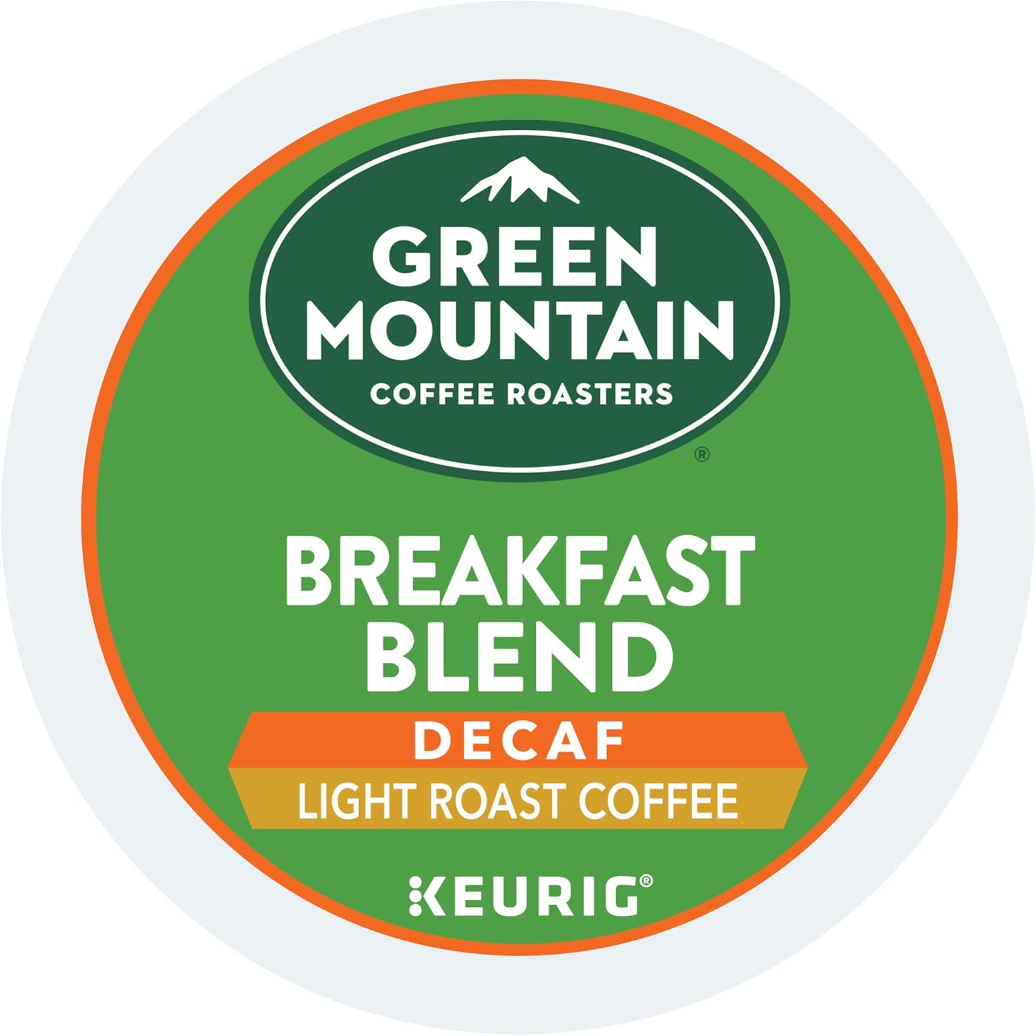 Green Mountain Coffee Roasters Breakfast Blend Single-Serve Keurig K-Cup Pods, Light Roast Coffee, 96 Count