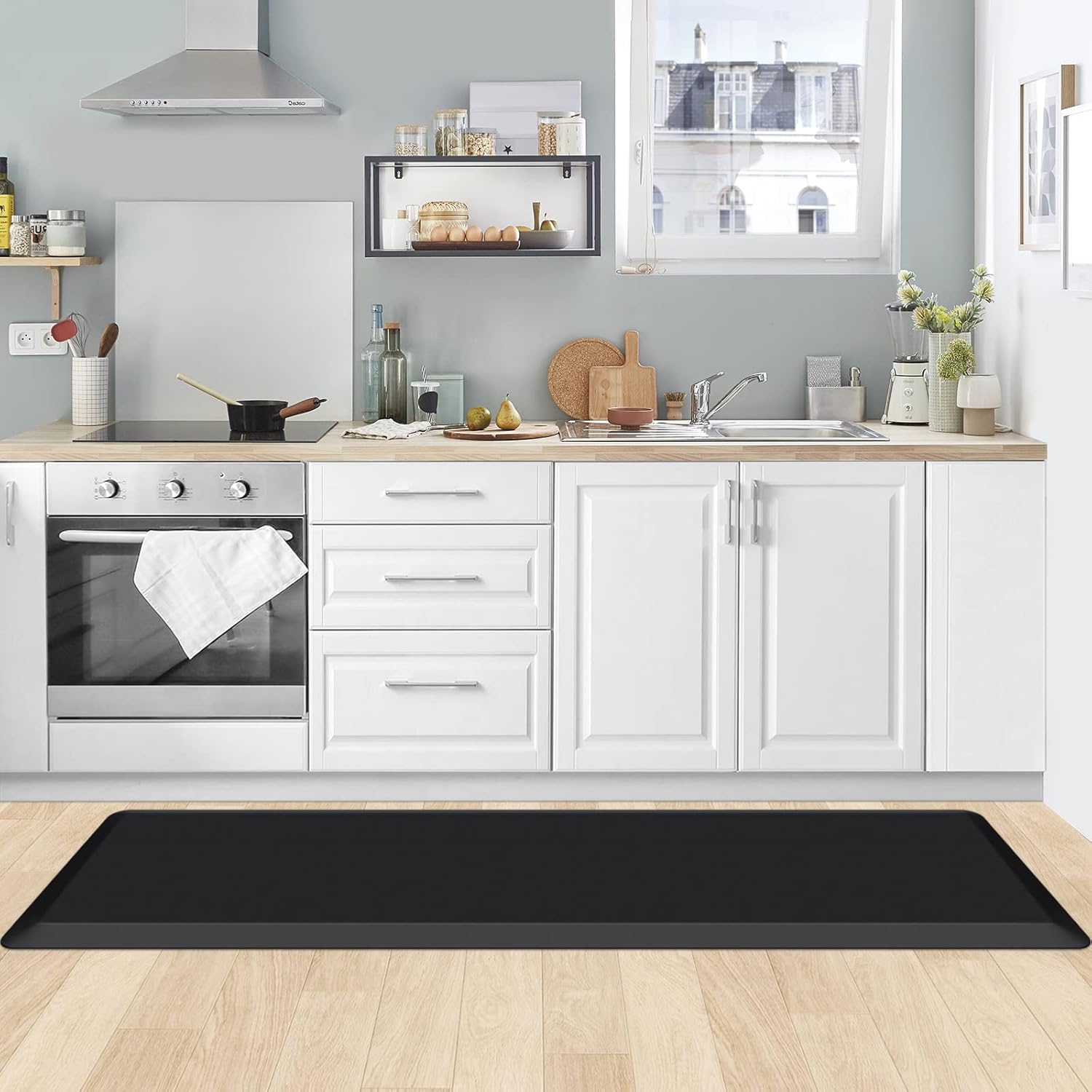 KitchenClouds Kitchen Mat Cushioned Anti Fatigue Rug 17.3