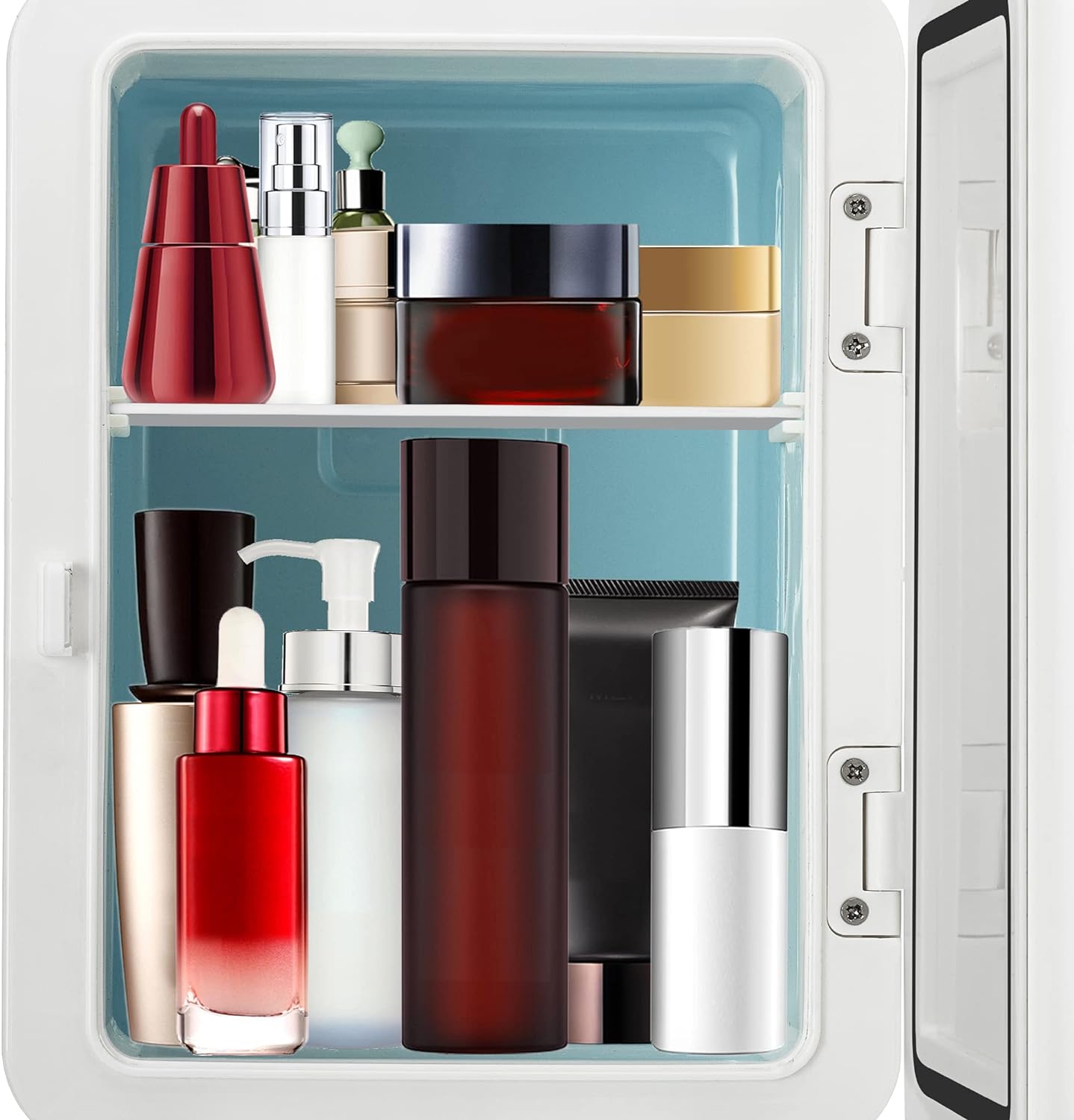 Frigidaire Mini Portable Compact Personal Fridge Cooler, 4 Liter Capacity Chills Six 12 oz Cans, 100% Freon-Free & Eco Friendly, Includes Plugs for Home Outlet & 12V Car Charger – Black