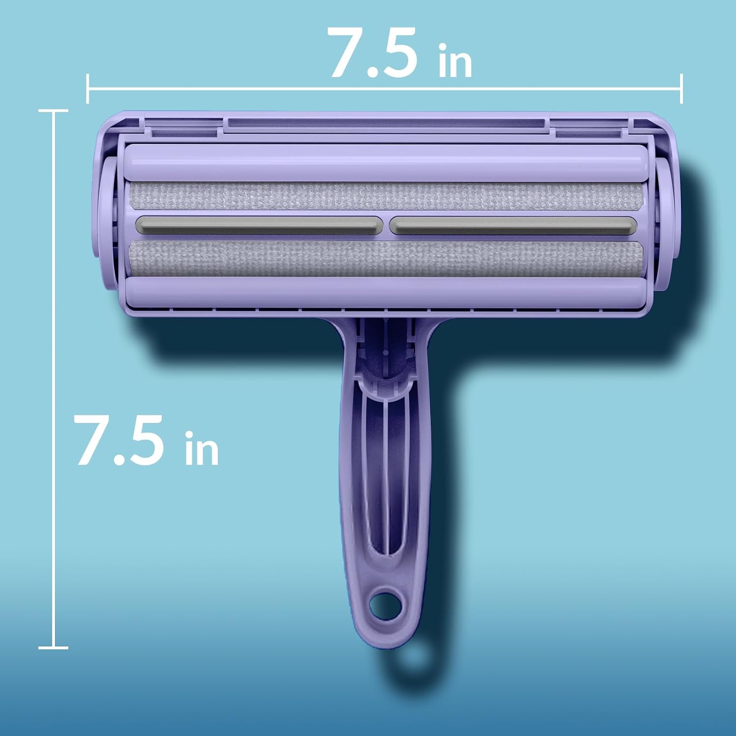 DELOMO Pet Hair Remover - Lint Roller for Pet Hair - Cat and Dog Hair Remover for Couch, Furniture, Carpet, Car Seat, Reusable Roller W/Self-Cleaning Base - Upgraded Animal Fur Removal Tool