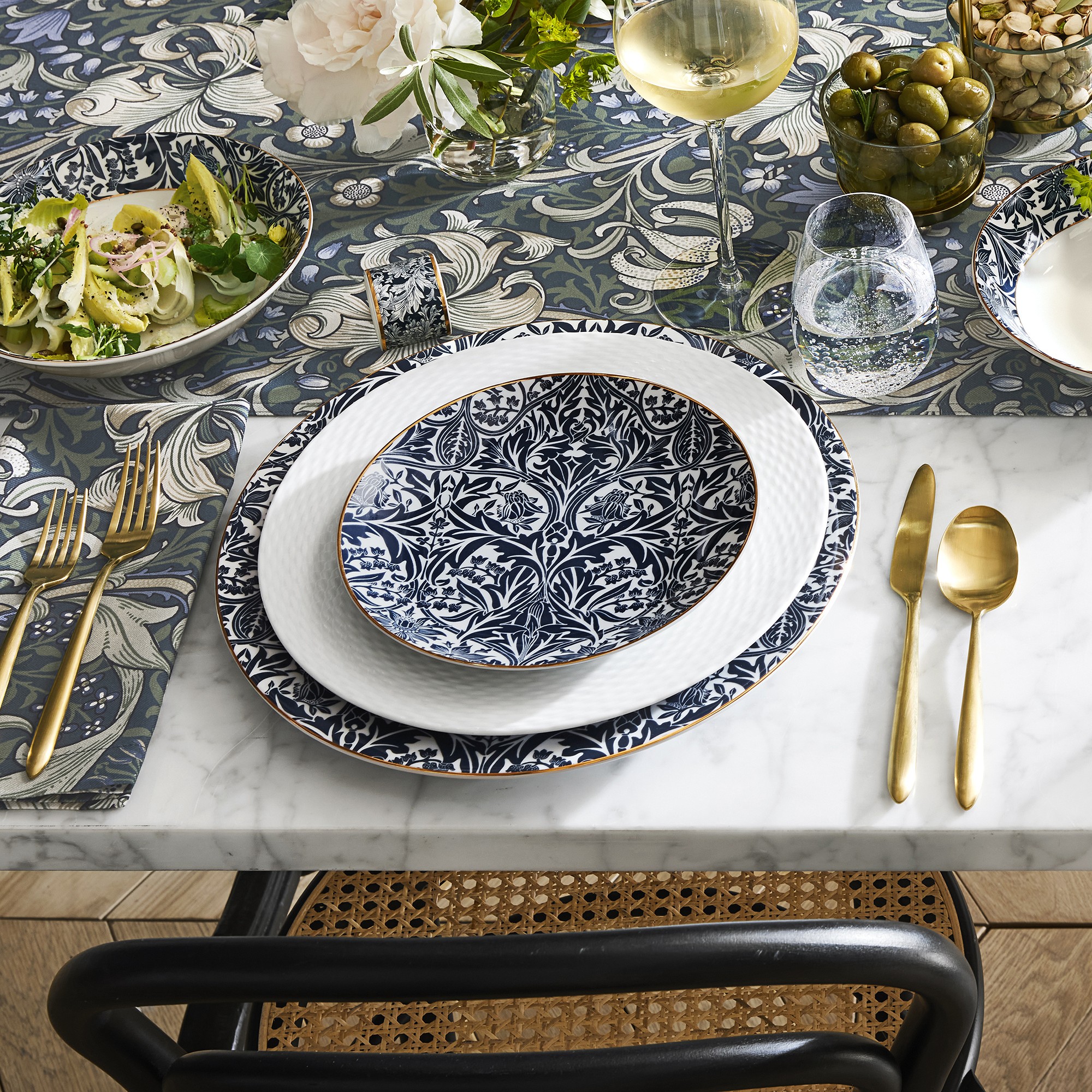 Morris & Co. x Williams Sonoma Bluebell Charger