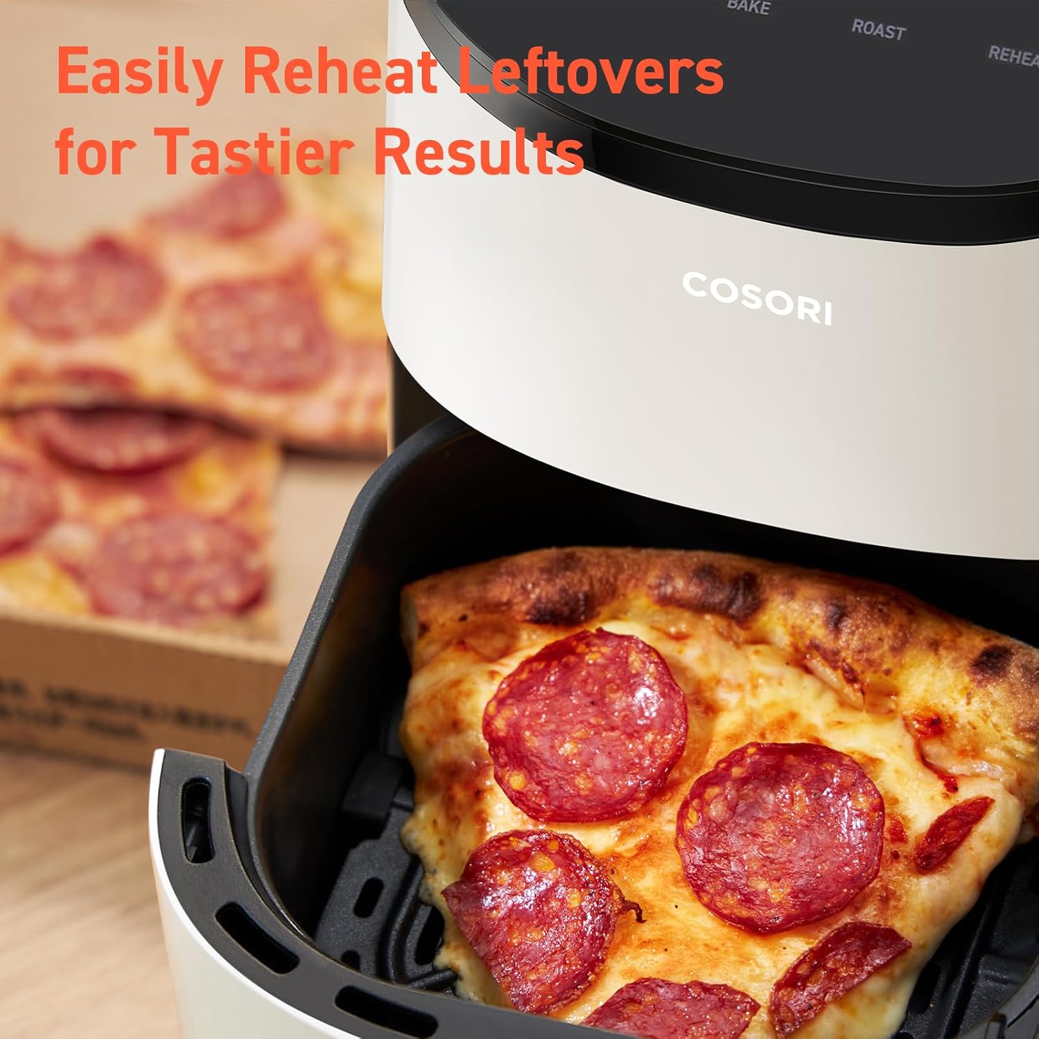 COSORI 2.1Qt Air Fryer, Small 4-in-1 Air Fryer Perfect for Simple Meals and Snack, Easy to Leftover Food to Crispy, 97% Less Oil, 30 In-App Recipes, Nonstick & Dishwasher Safe Basket