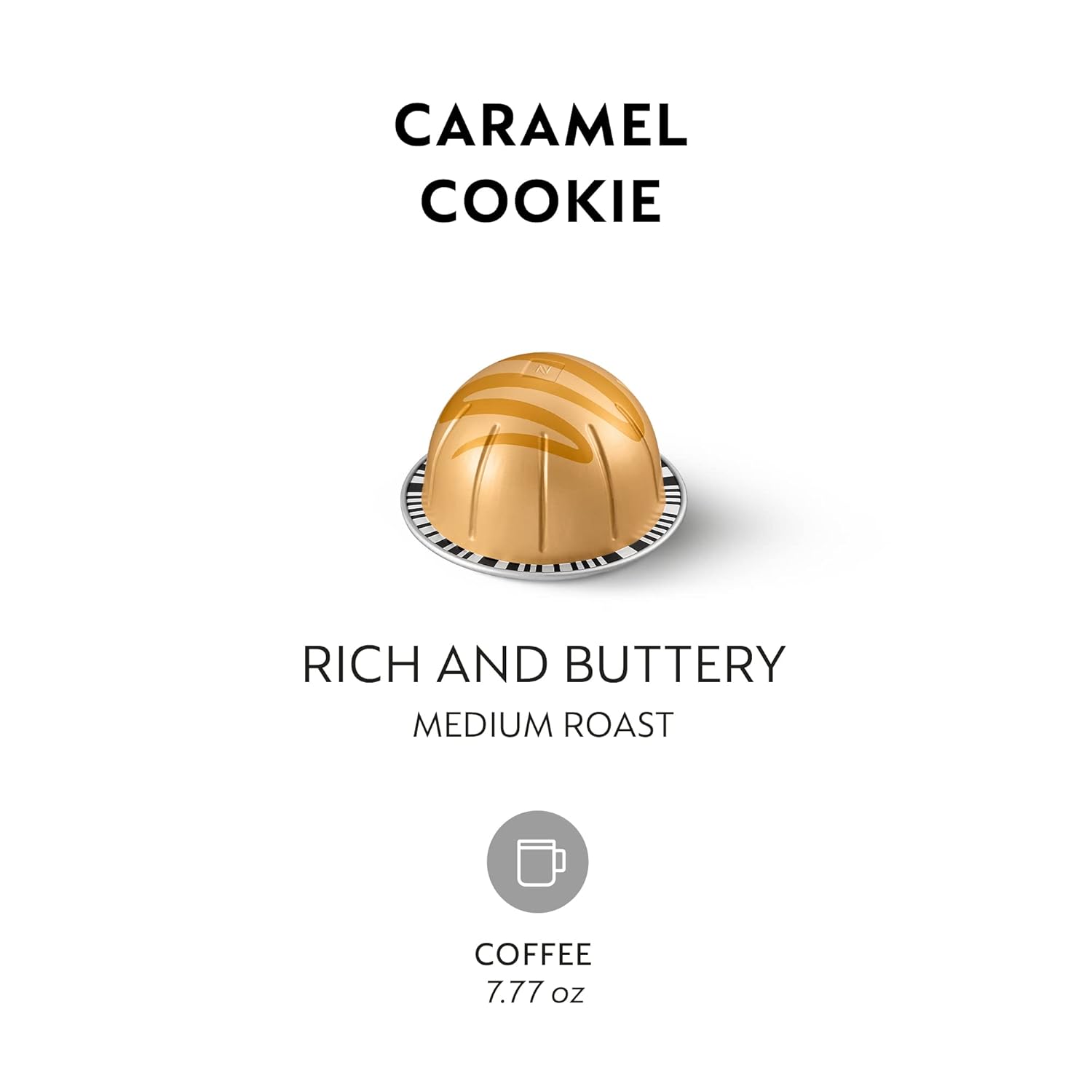 Nespresso Capsules Vertuo, Barista Flavored Pack, Medium Roast Coffee, 30 Count Coffee Pods, Brews 7.8oz.