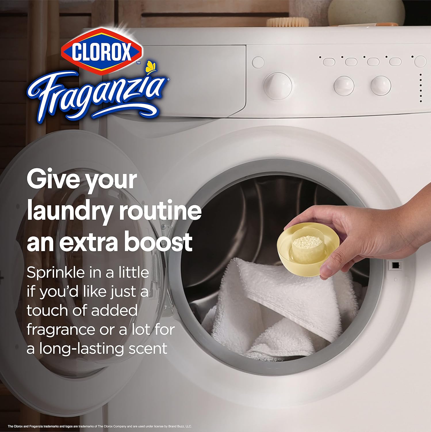 Clorox Fraganzia In-Wash Scent Booster Crystals in Ocean Scent, 18 Oz Twin Pack | Laundry Scent Booster Crystals | In-wash Scent Booster for Fresh Laundry in Ocean Scent 18 Ounce Twin Pack, 36oz