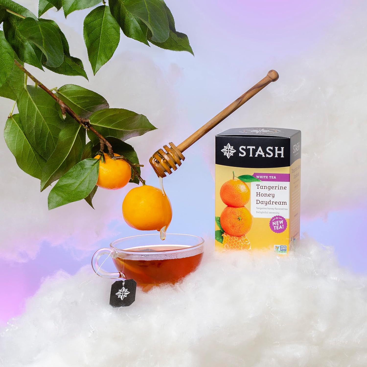 Stash Tea Double Bergamot Earl Grey Black Tea, Box of 100 Tea Bags