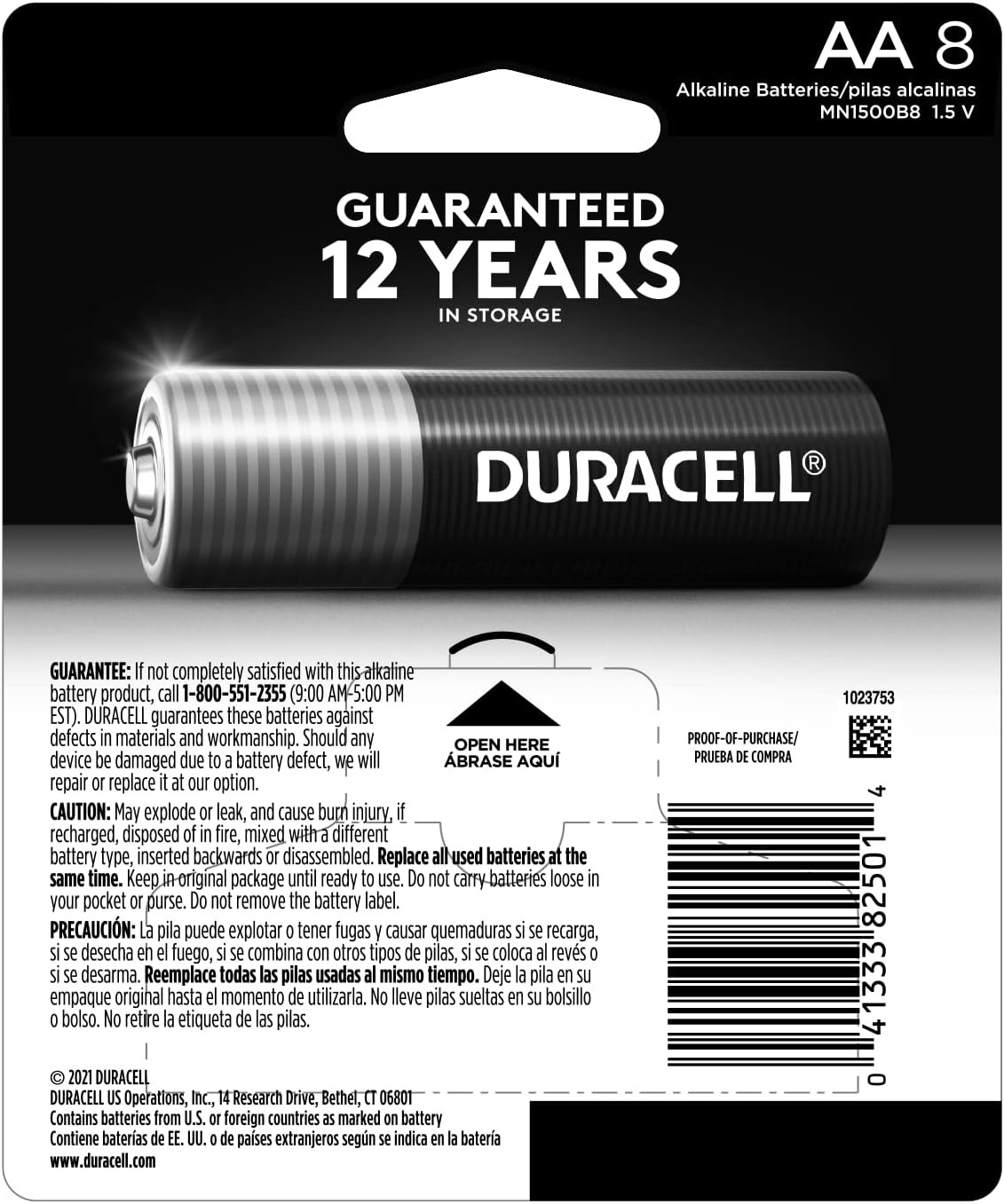 Duracell Coppertop AA Batteries with Power Boost Ingredients, 24 Count Pack Double A Battery with Long-lasting Power, Alkaline AA Battery for Household and Office Devices