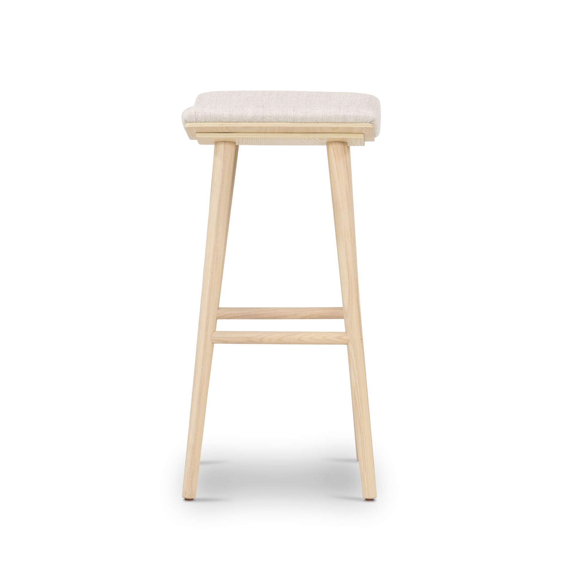 Andalusia Upholstered Saddle Backless Stool