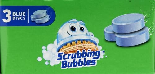 Scrubbing Bubbles Toilet Continuous Clean Drop-Ins, Toilet Bowl Tablets Help Prevent Limescale Buildup and Stains, 5 Count, 7.05 Oz