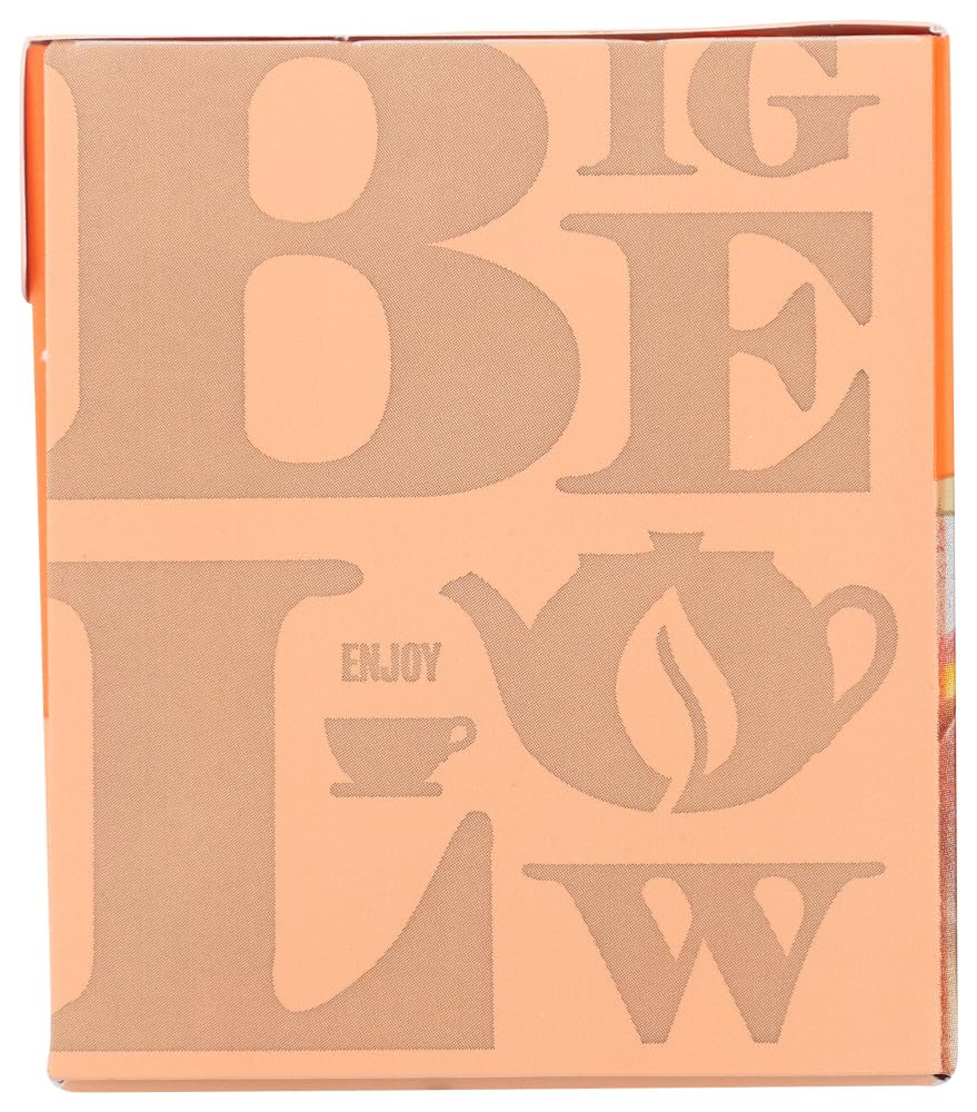 Bigelow Tea Lemon Ginger plus Probiotics Herbal Tea, Caffeine Free Tea with Lemon and Ginger, 18 Count Box (Pack of 6), 108 Total Tea Bags