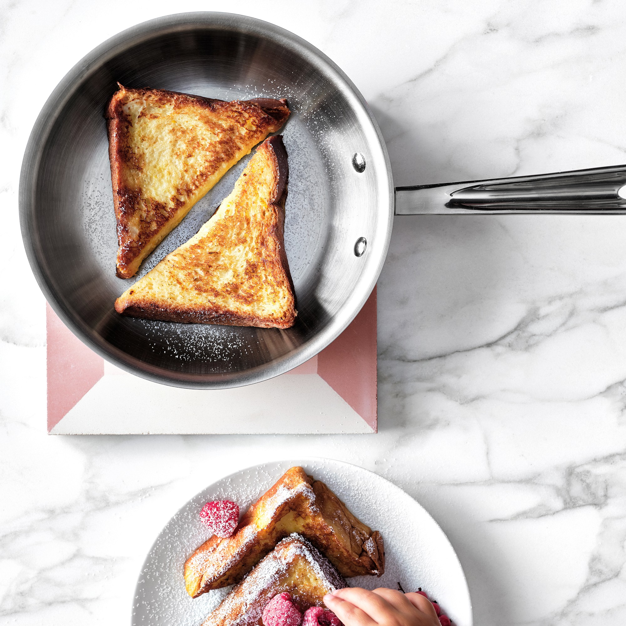 All-Clad D5® Stainless-Steel Fry Pan Set of 3