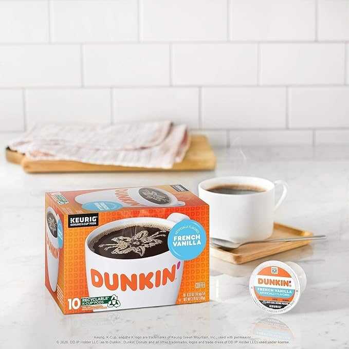 Dunkin' Original Blend Medium Roast Coffee, 60 Keurig K-Cup Pods