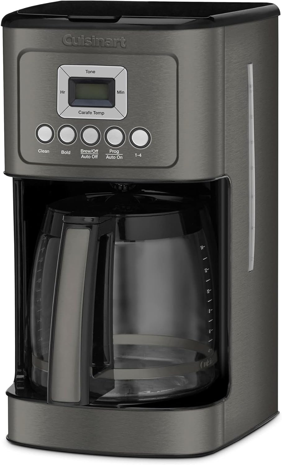 Cuisinart Coffee Maker, 14-Cup Glass Carafe, Fully Automatic for Brew Strength Control & 1-4 Cup Setting, Stainless Steel, DCC-3200P1