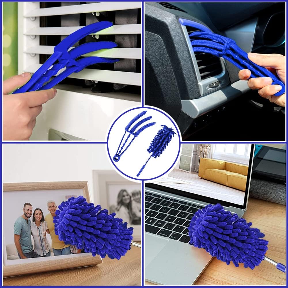 Microfibre Duster for high Ceilings, Duster for Cleaning Fan Cobweb, 100