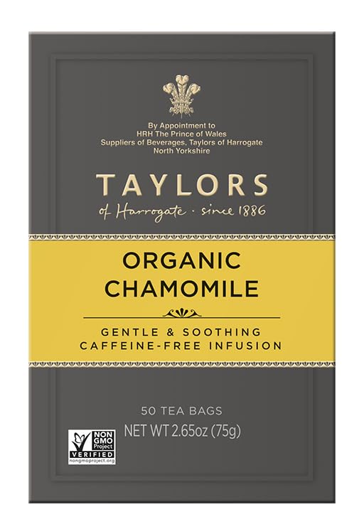 Taylors of Harrogate Organic Peppermint Herbal Tea, 50 Count