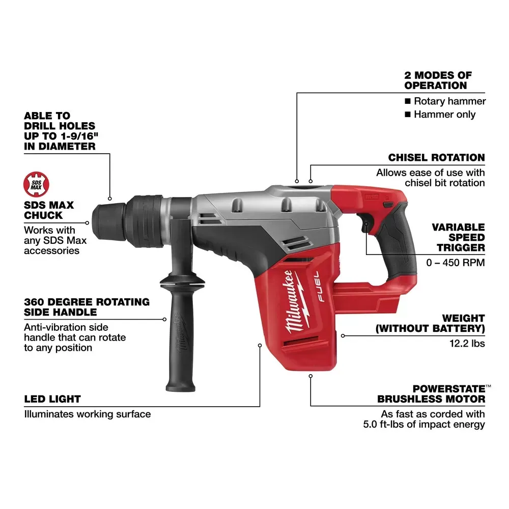 Milwaukee 2717-80 M18 FUEL 18V 1-9/16