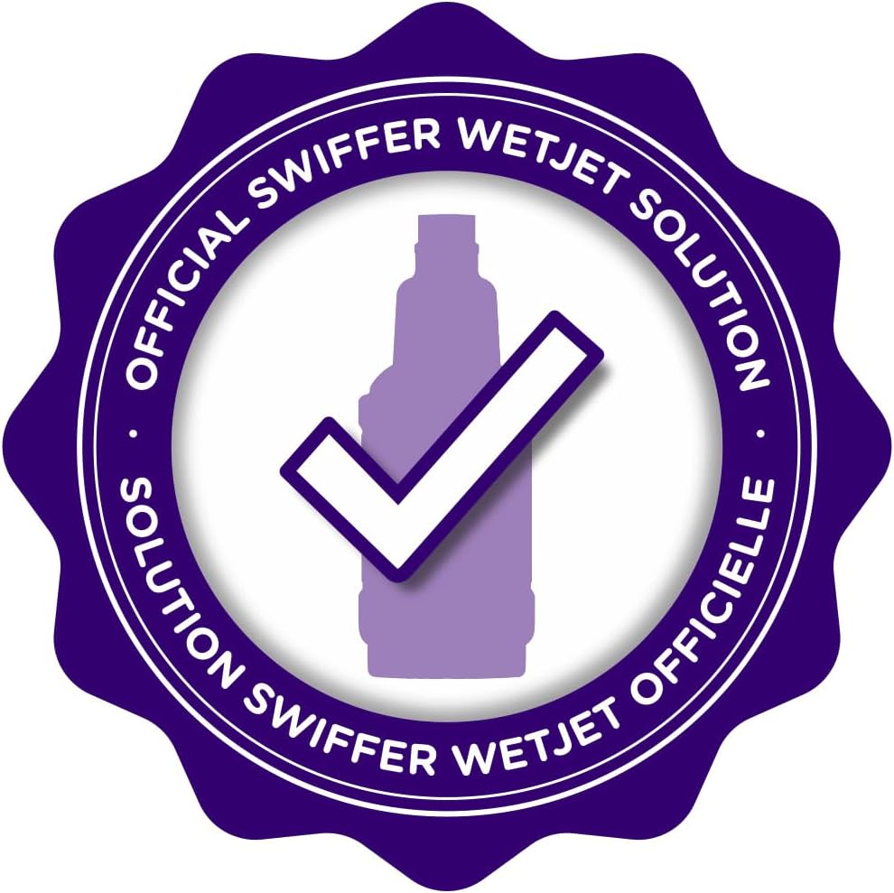 Swiffer WetJet Multi-Purpose Floor Cleaner Solution with Febreze Refill, Lavender Scent, 1.25 Liter -42.2 Fl Oz (Pack of 2)