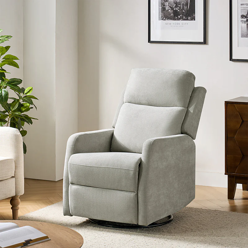 Nicasio Swivel Rocker Recliner with Anti-water Fabric