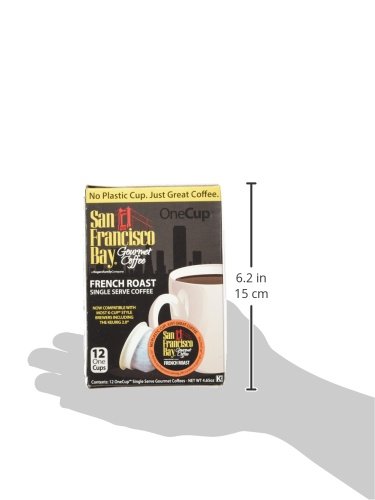 San Francisco Bay Compostable Coffee Pods - French Roast (80 Ct) K Cup Compatible including Keurig 2.0, Dark Roast