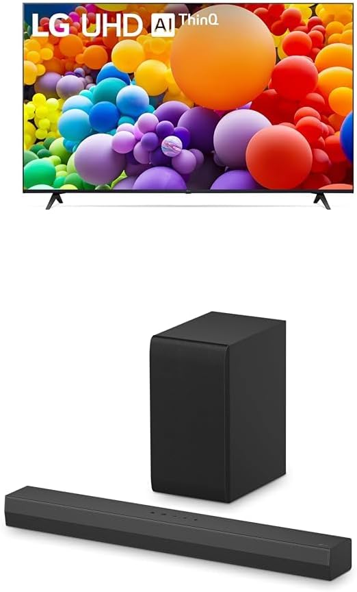 LG 86-Inch Class UT75 Series LED Smart TV 4K Processor Flat Screen AI-Powered with Alexa Built-in (86UT7590PUA, 2024)