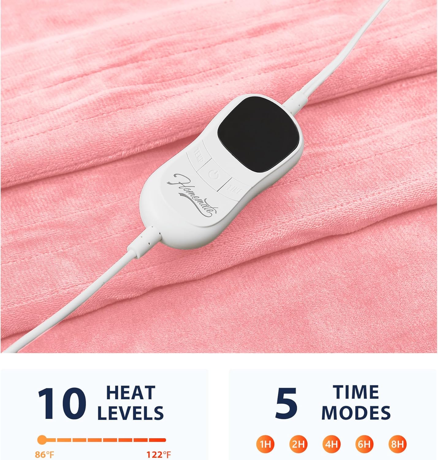 Homemate Heated Blanket Electric Throw - 50