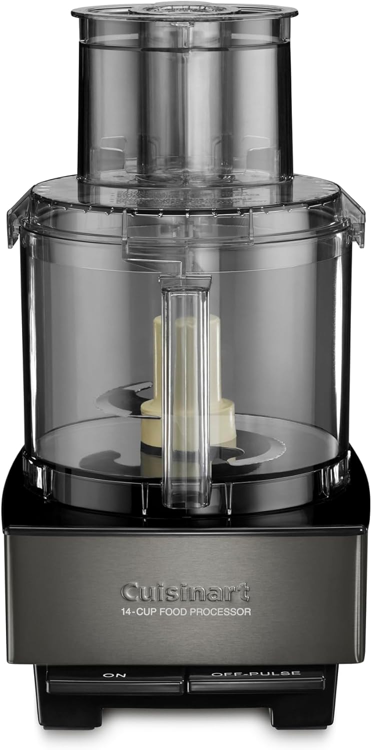 Cuisinart Food Processor 14-Cup Vegetable Chopper for Mincing, Dicing, Shredding, Puree & Kneading Dough, Stainless Steel, DFP-14BCNY