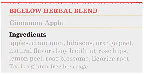 Bigelow Tea Lemon Ginger plus Probiotics Herbal Tea, Caffeine Free Tea with Lemon and Ginger, 18 Count Box (Pack of 6), 108 Total Tea Bags