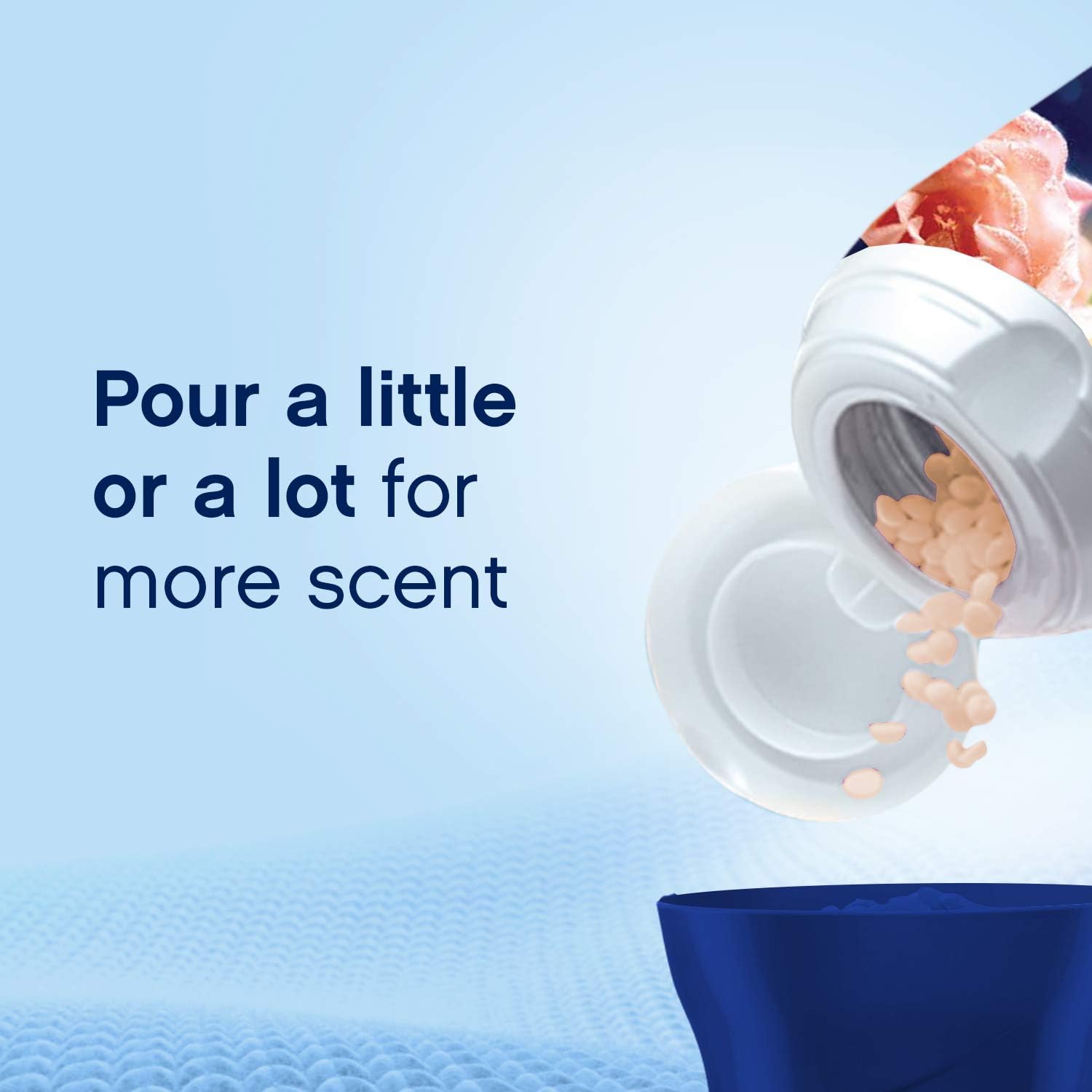 Downy Infusions In Wash Scent Booster Beads, CALM, Soothing Lavender and Vanilla Bean Scent, 24 oz Laundry Beads